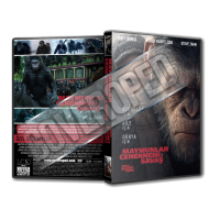 Maymunlar Cehennemi Savaş - War for the Planet of the Apes V1 Cover Tasarımı (Dvd Coverr)